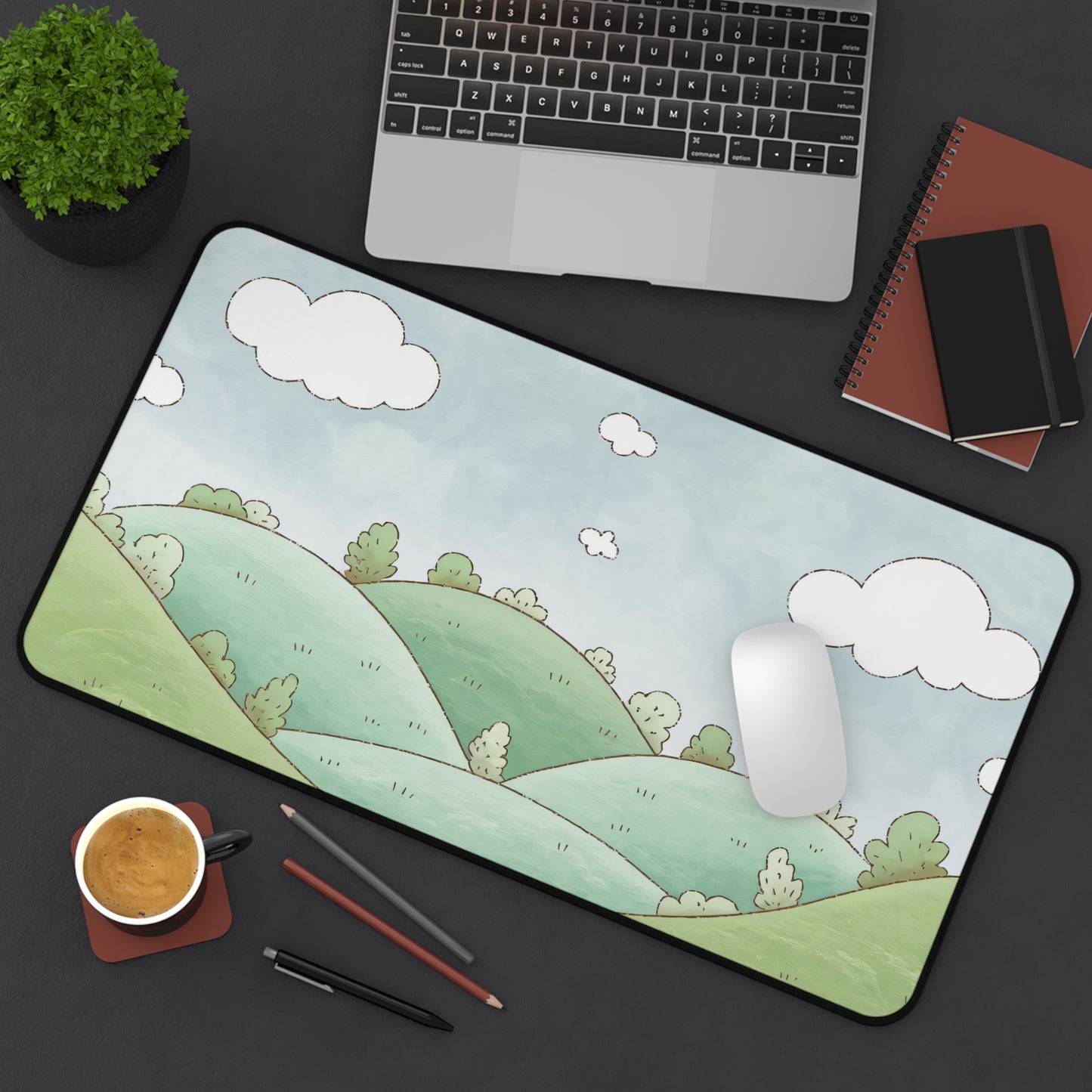 Dreamy Hills Desk Mat