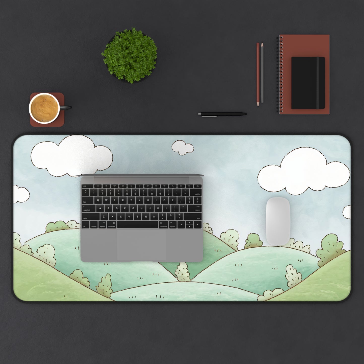 Dreamy Hills Desk Mat